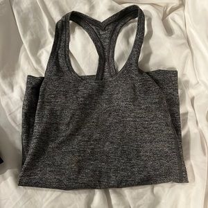 Gray racer back lululemon tank top